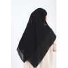 Hijab satiné festif