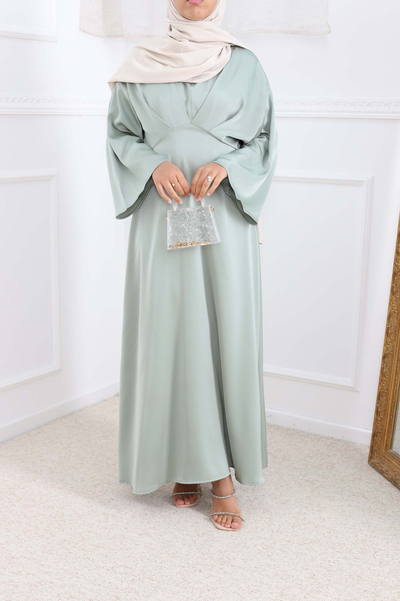Robe de soirée femme musulmane , hijab fete