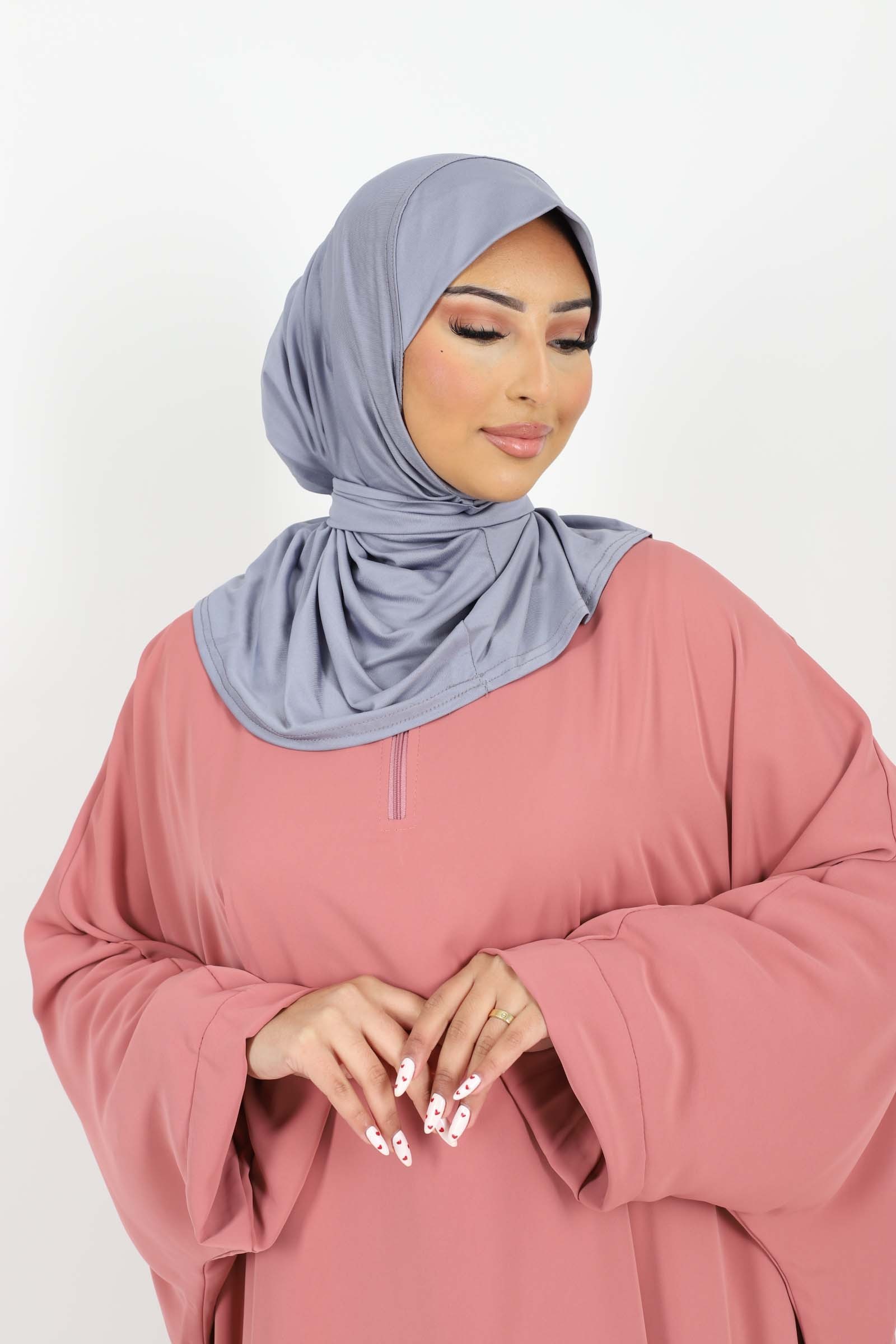 Hijab à enfiler cagoule