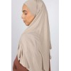 Sequined slip-on hijab