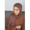 Sequined slip-on hijab