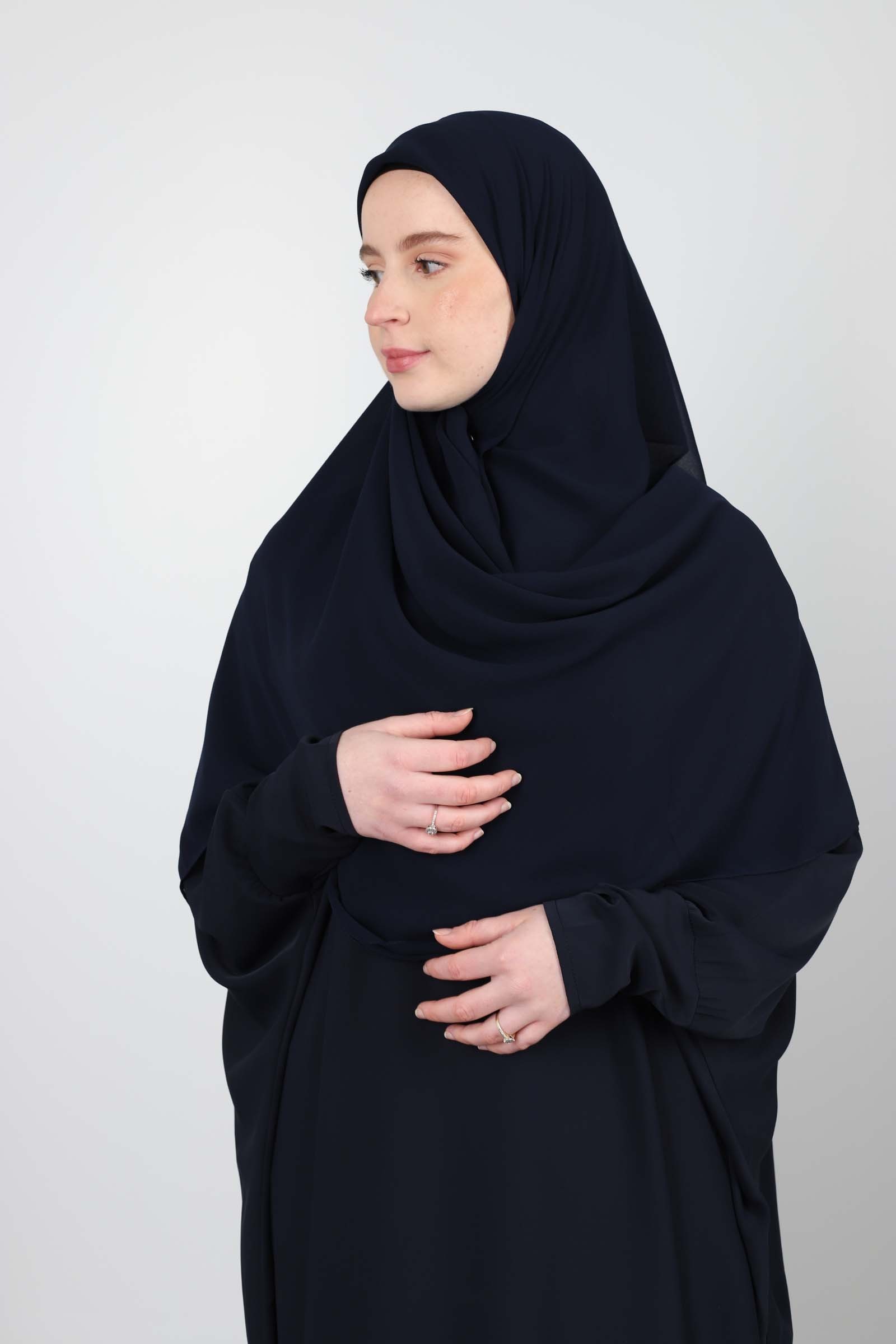 Hijab carré long mode pas cher en mousseline
