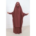 Jilbab two pieces lycra sleeves