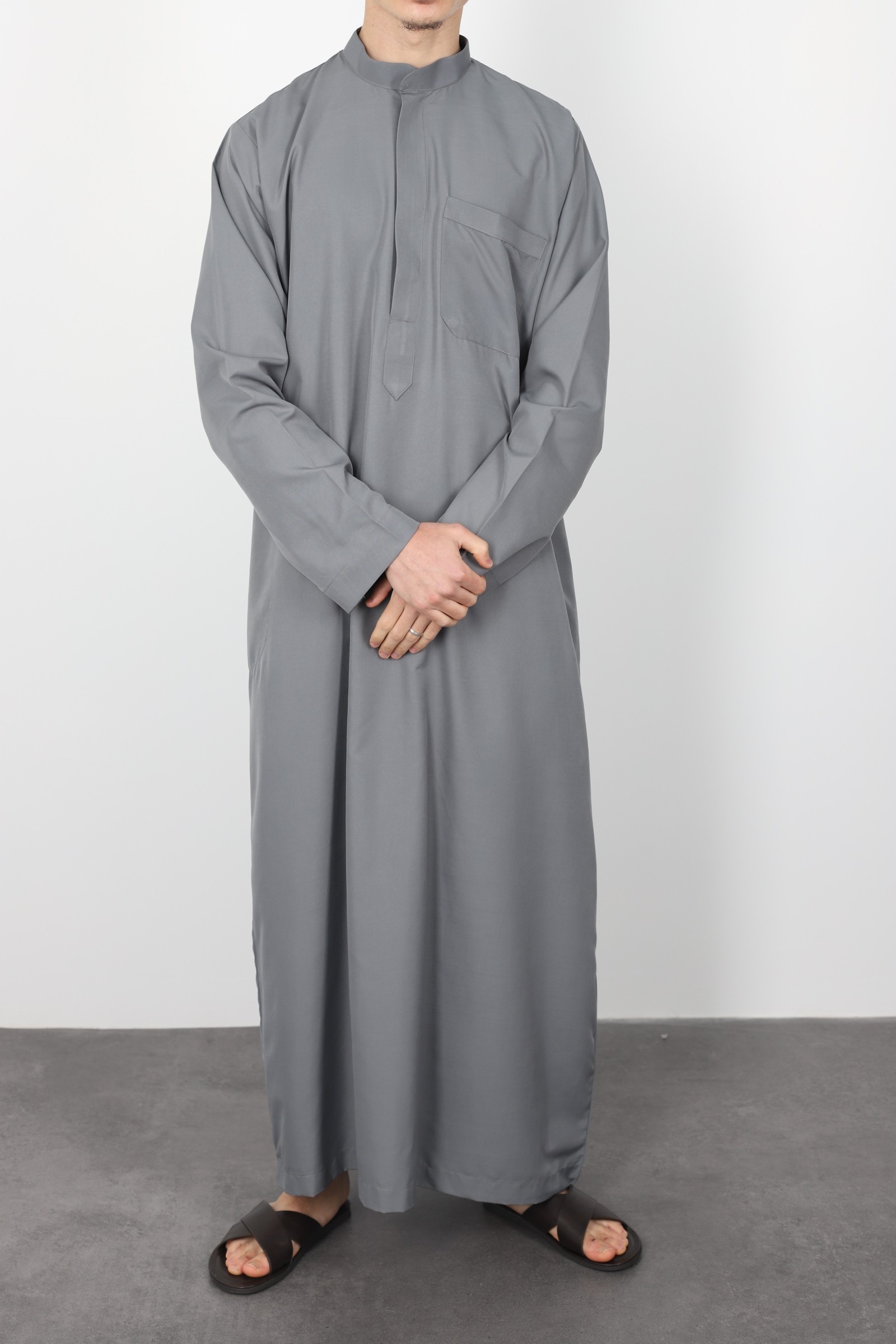 Tenue musulman pour homme - Qamis Emirati, tissu haute qualité