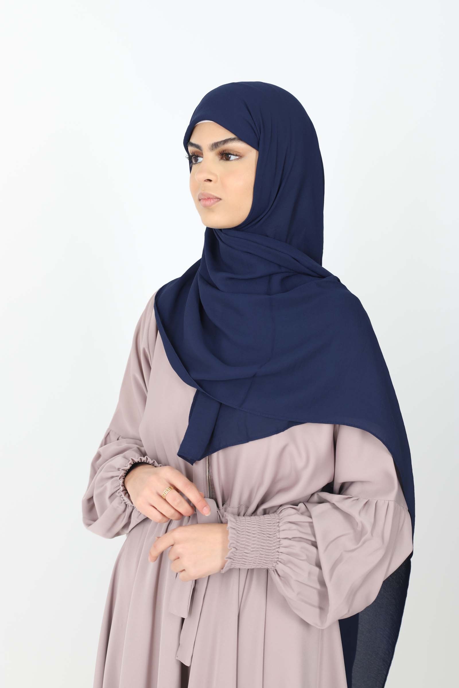 Hijab femme musulmane pas cher en tissu jazz pour le quotidien
