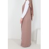 Abaya Dubaï Set Mira vieux rose