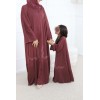 Abaya Dubai Dalal purple girl