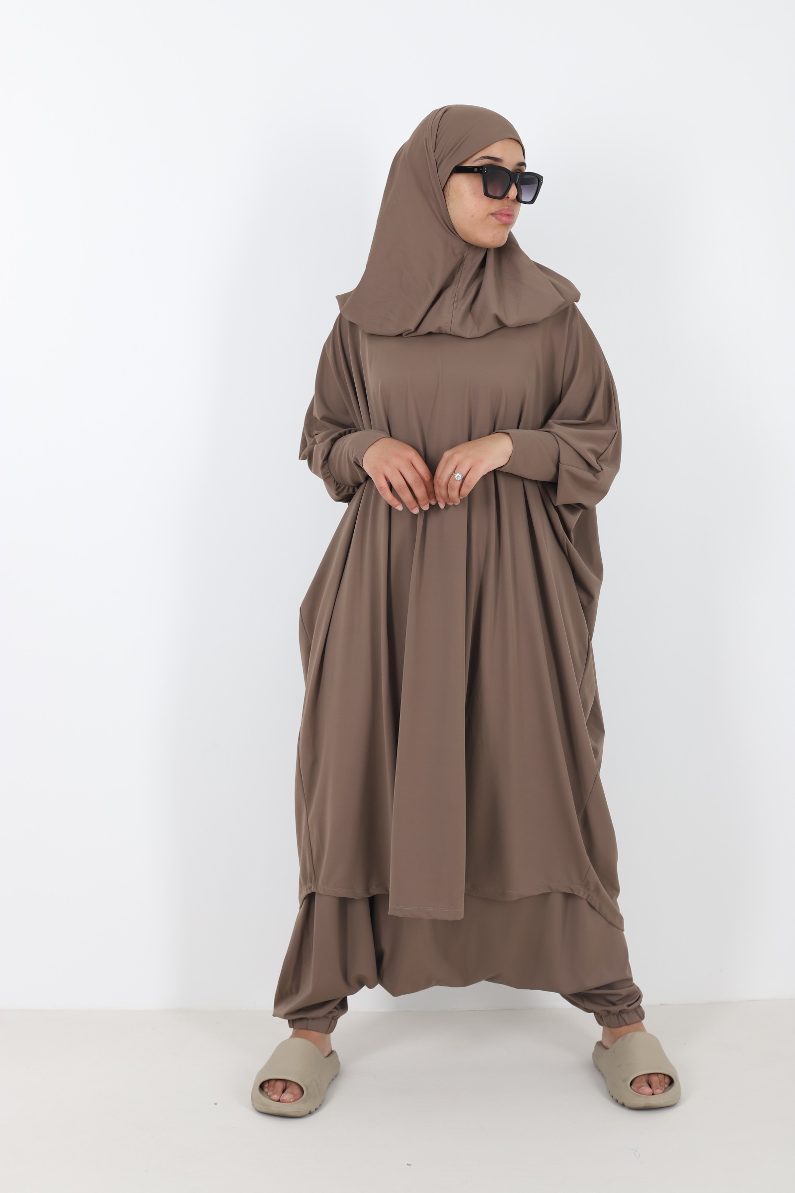 Jilbab de bain femme grande taille mastour maillot de bain islamique