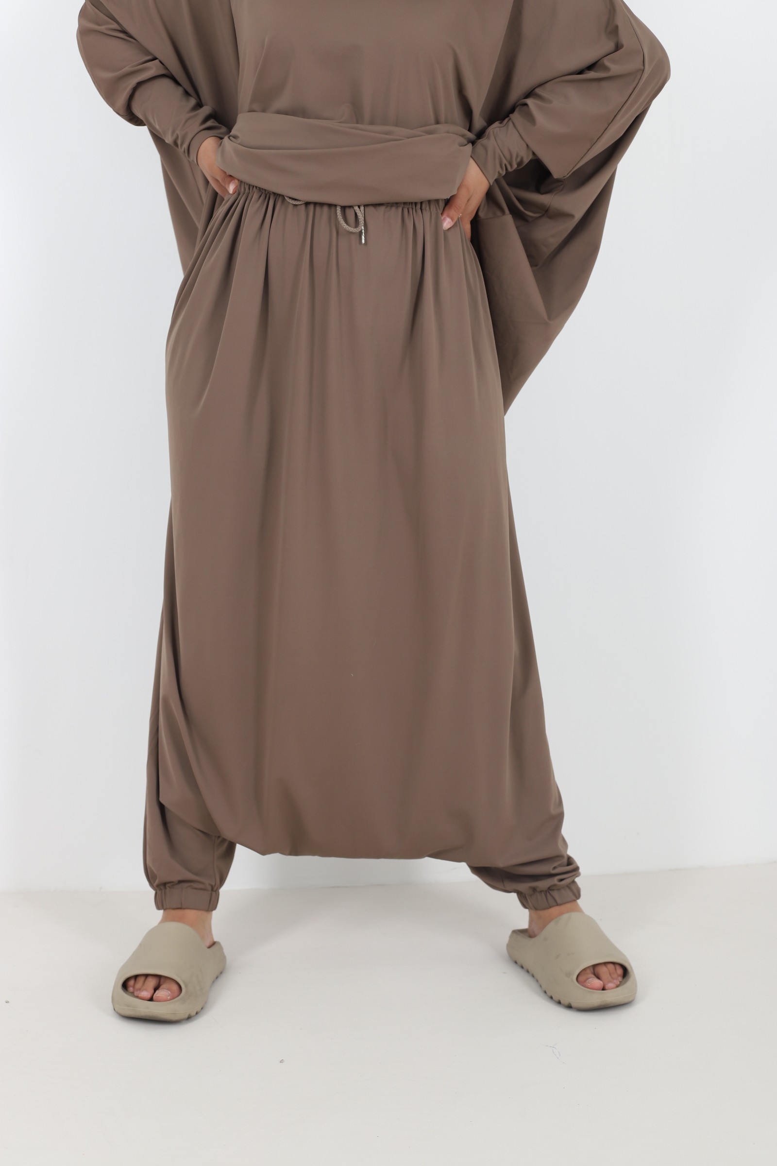 Large size women's swim jilbab mastour islamic swimsuit
