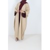 Abaya farasha Oman bordeaux