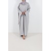 Abaya Esma light grey