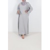 Abaya Esma light grey