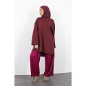 T-shirt oversize Burgundy