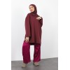 T-shirt oversize Burgundy