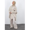 Chemise coton asymétrique