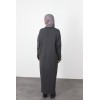 modest fashion long dress with pocket