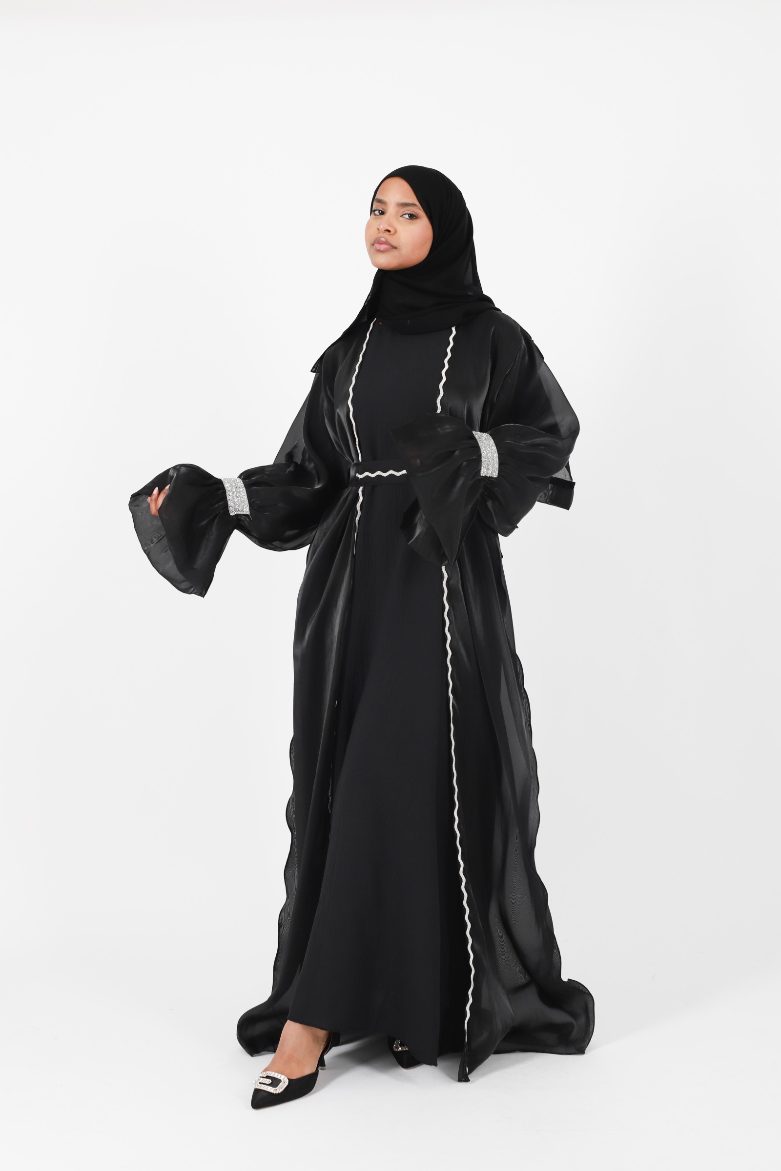 Abaya dubai femme moderne musulmane pour aid 2024