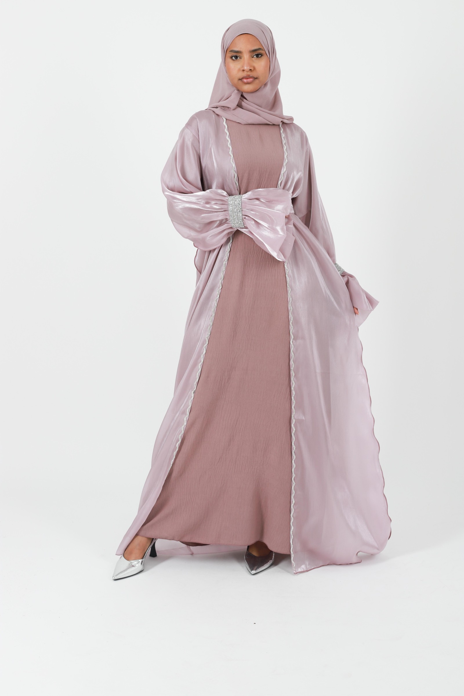 Abaya Dubai  kimono pour l'aid 2024