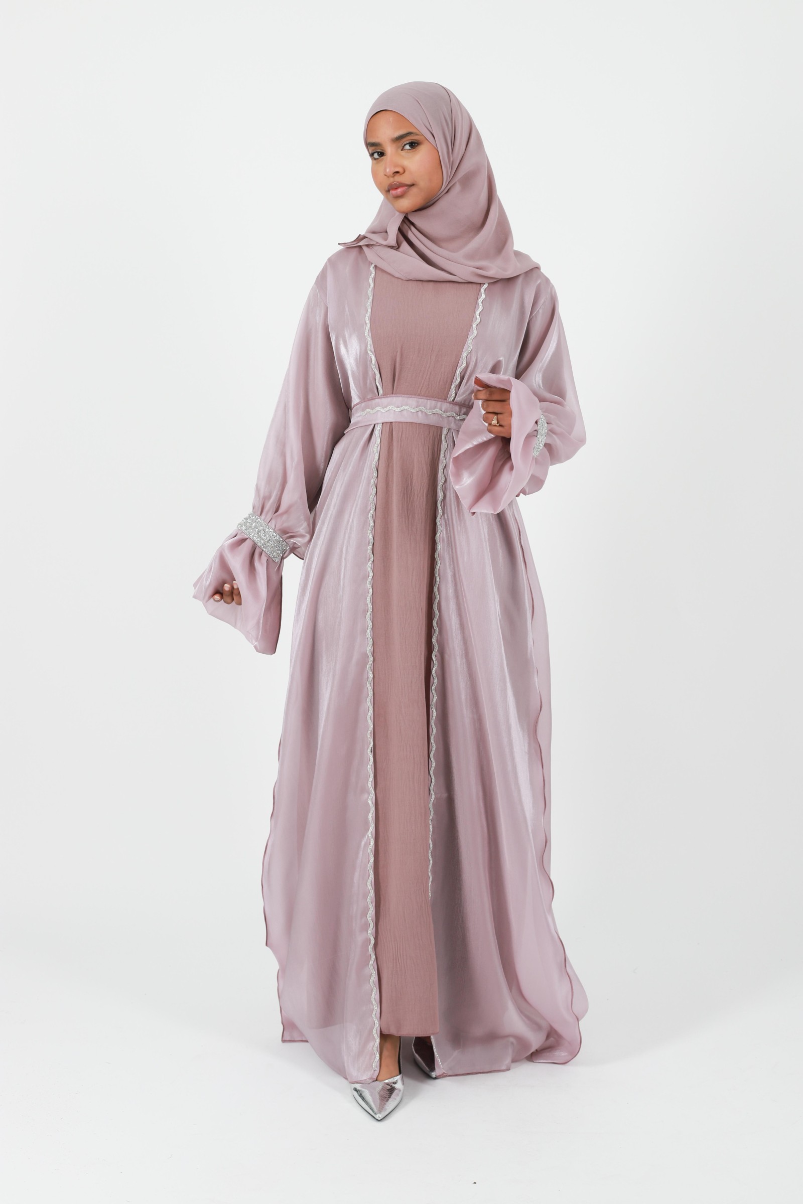 Abaya Dubai  kimono pour l'aid 2024